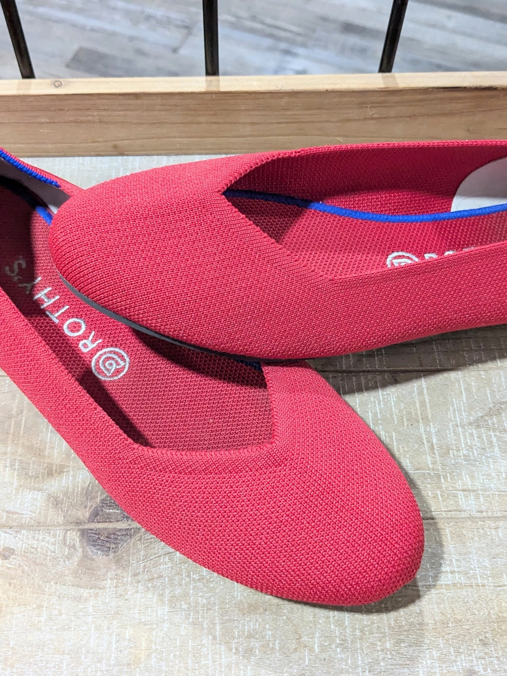 Rothy's Women’s Red Pointed Ballet Flats